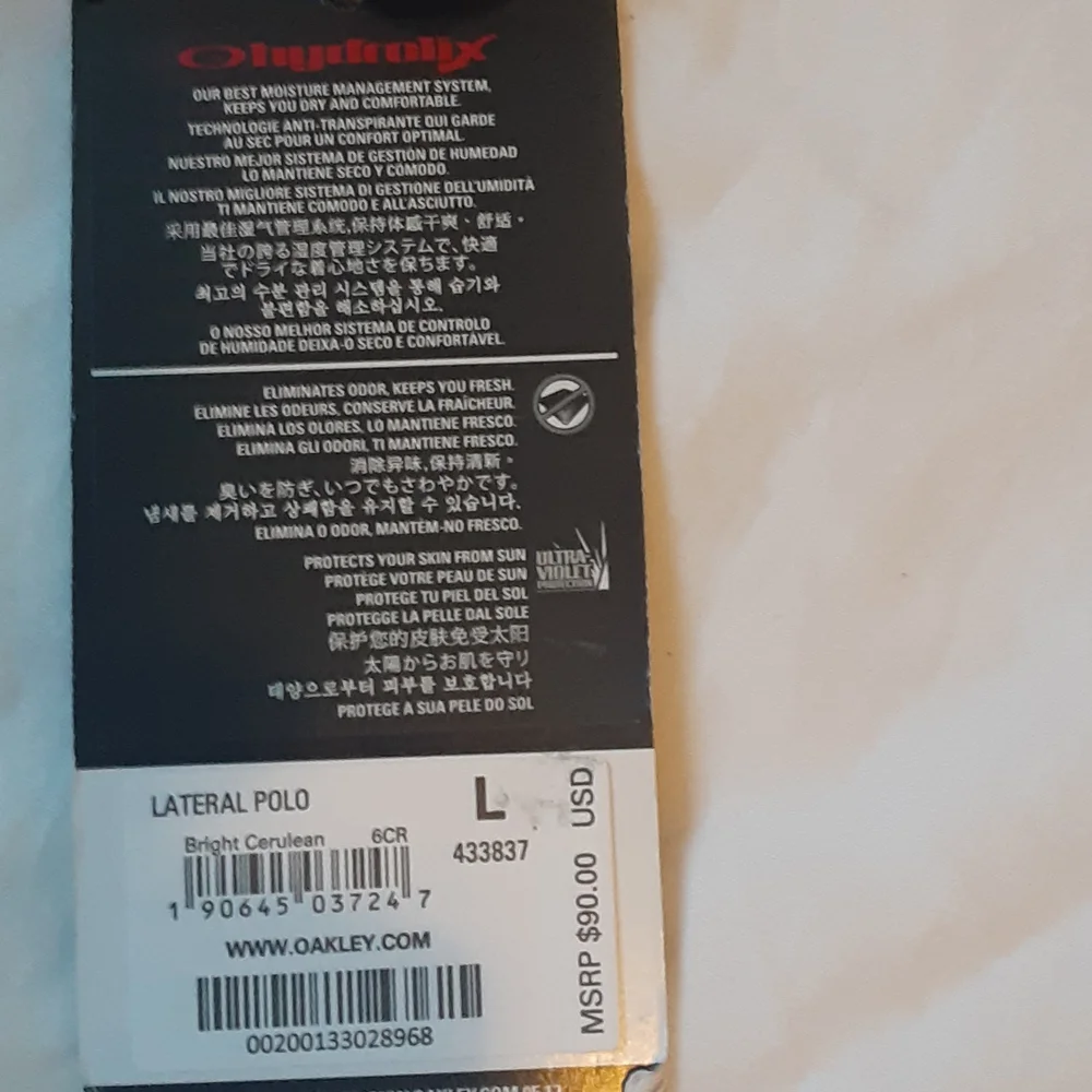 * OAKLEY LATERAL POLO. SIZE LARGE - Picture 4 of 10